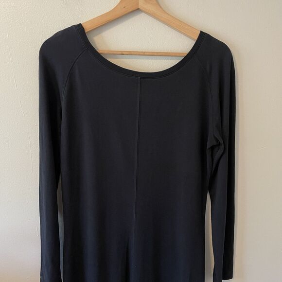 Peruvian Connection Long Sleeve Maxi Dress Pima Cotton Stretch Sz M - Picture 4 of 4